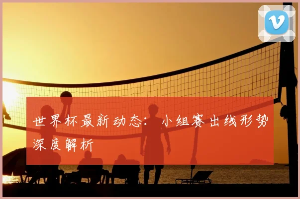世界杯最新动态：小组赛出线形势深度解析