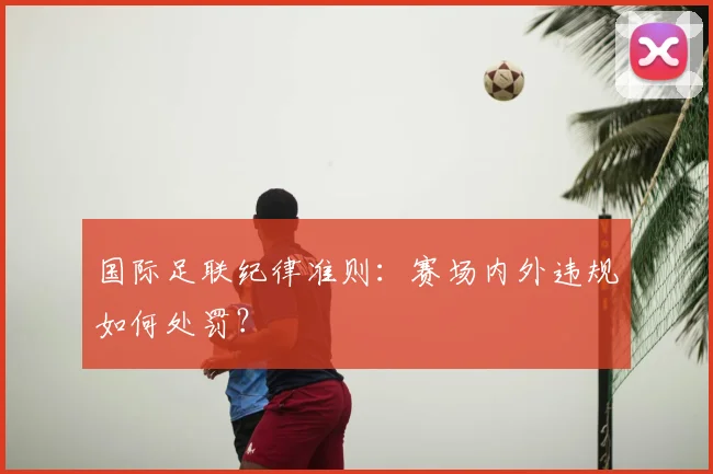国际足联纪律准则：赛场内外违规如何处罚？